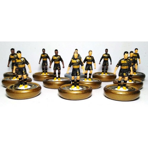 Subbuteo Andrew Table Soccer Corinthians kit Tribute to Ayrton Senna with his signature on WSB Professional bases